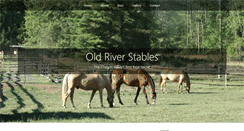 Desktop Screenshot of oldriverstables.com