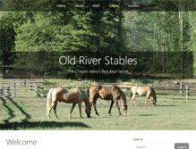 Tablet Screenshot of oldriverstables.com